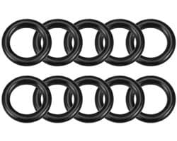 10 Stuks Nitril Rubber O-Ringen voor Waterdichting, 10mm Buitendiameter, 6mm Binnendiameter, 2mm Breedte - Ideaal voor Loodgietwerk, Auto Reparatie en Slangverbindingen