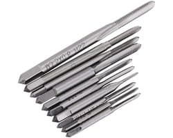 Spiraalboor met titanium coating voor precisiewerk, geschikt voor M1 tot M3, 10 standaard types