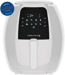 Heteluchtfriteuse - Airfryer - Gezond Frituren - Grote Capaciteit - 8 Liter - Wit — thumbnail 1