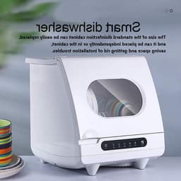 Tafelblad Vaatwasser - Mini Vaatwasser - Appartement Kantoor - Vertraging Start - Plaats Instellingen - RVS Interieur — thumbnail 1