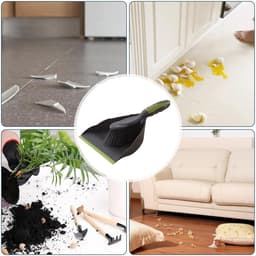 Bezem en Stoffer Set - Reinigingsset Huishouden - Bureau Schoonmaken - Dichte Borstel Verwijdert Haar - Compact Ontwerp - Niet Gespecificeerd — thumbnail 5