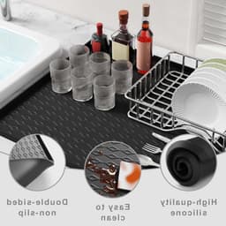 Herbruikbare Druppelbak 60x60 cm, Siliconen Mat voor Koelkasten, Wasmachines en Wijnkasten, Antislip en Waterdicht — thumbnail 2