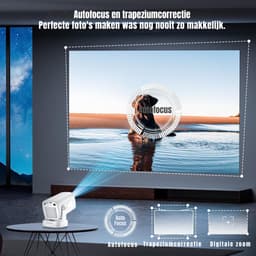 RUX® Mini beamers - Projector - Mini beamer - Wit - 20cm x 11cm x 10cm — thumbnail 3
