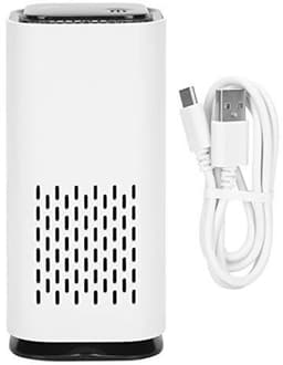 Dailygoods - Dailygoody - Mini-luchtreiniger - Rookluchtreiniger - Draagbare ionisator met HEPA-filter - USB-poort - Actieve koolverfrisser - Geschikt voor th — thumbnail 1