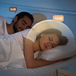 Luidspreker voor onder het kussen om te slapen, draagbare mini draadloze Bluetooth-luidspreker met botgeleiding voor volwassenen en kinderen, witte ruis en timer, privé slaapkoptelefoon voor zijslapers, slaaphulpmiddel voor thuis (groen) — thumbnail 5