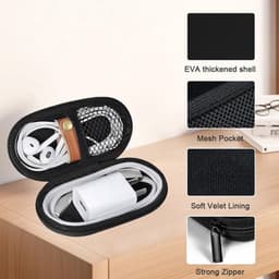 Harde beschermhoes voor externe harde schijf en accessoires - draagbare elektronica opbergtas — thumbnail 5