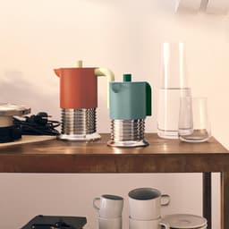 Alessi Vite Percolator - 3 kops - Grijs - Inductie — thumbnail 3