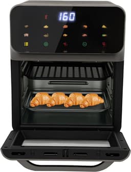 Kleine Oven - Mini Oven - Bakken en Grillen - Hetelucht Circulatie - 13 Liter - Zwart — thumbnail 1