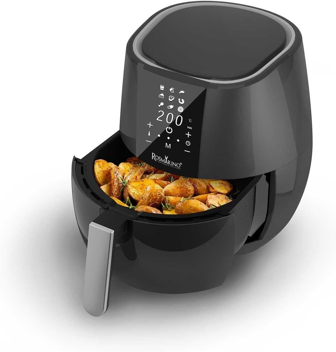 Heteluchtfriteuse - Airfryer - Gezond Koken - 9 Programma's - 35 Liter - Zwart — afbeelding 1
