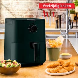 Heteluchtfriteuse - Airfryer - Gezond Koken - Energiebesparend - 3.5L - Groen — thumbnail 2