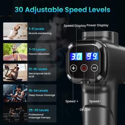 Massage Gun Draadloos - Spierontspanning - Apparaat - Rechargeable — thumbnail 4