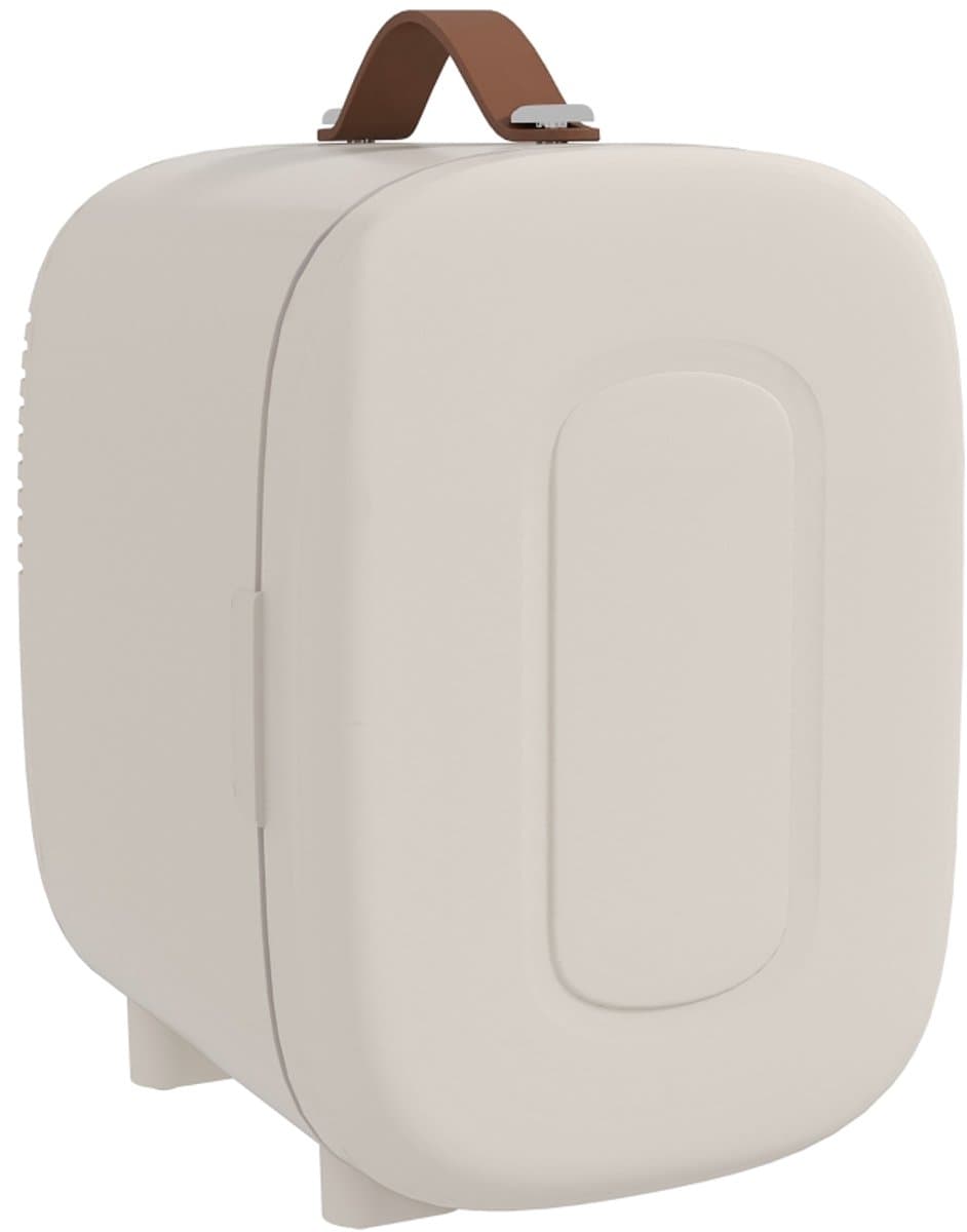 4-Liter Minikoelkast – Compacte Koelkast – Koelen & Verwarmen – Fluisterstil – 9V/240V – Ideaal voor huidverzorging & dranken – Dubbele koel-/verwarmingsfunctie – Wit — afbeelding 1