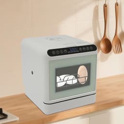 Compacte Vaatwasser - Mini Afwasmachine - Efficiënt Afwassen - 72°C Water Temperatuur - 6 Liter Tank - Wit — thumbnail 3