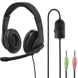 PC-Office-headset HS-P200, stereo, zwart — thumbnail 1
