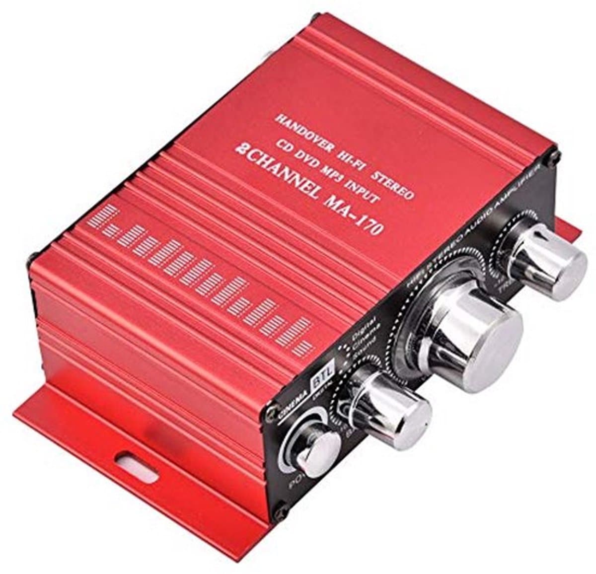Car HiFi Audio Stereo Amplifier, 12V 2 Channel Digital Audio Amplifier voor Auto — afbeelding 1