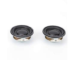 3W 4Ω Speaker, 2Pcs 4 Cm Mini Versterker Speaker met Premium Magneet, Metalen Buitenhuis voor Betere Bescherming, Lange Levensduur, Eenvoudig Te Installeren en Te
