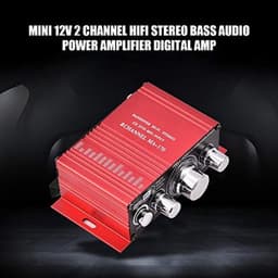 Car HiFi Audio Stereo Amplifier, 12V 2 Channel Digital Audio Amplifier voor Auto — thumbnail 3