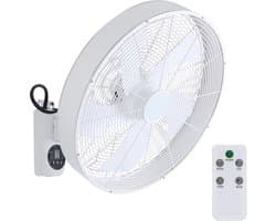 Evolar Wandventilator met Afstandsbediening - 50W - Muurventilator - Automatische Oscillatie - 3 Snelheden - Timer - Wit - EVO-WF50W — afbeelding 1