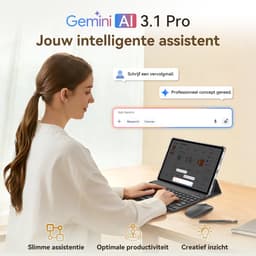 TABWEE T12Pro Tablet - 11.5 inch - 24GB RAM - 256GB ROM - 8000mAh - 4G - Android 16 - Met Toetsenbord - Hoes - Stylus - Muis - Gemini AI - GPS - Grijs — thumbnail 5