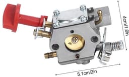 Dailygoods - Grasmaaier carburateur - Aftermarket vervangingsonderdelen - Hoge prestaties - Carburateur trimmer - Geschikt voor 243R 243RJ 543RBK 543R... — thumbnail 5