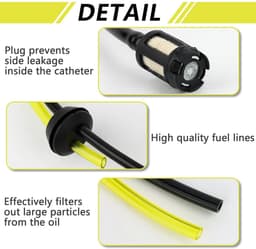 Dailygoods- Filterset 7 Stuks - Brandstoffilter - Reserveonderdelen - Duurzaam Rubber - Eenvoudige Vervanging - Geschikt voor Grasmaaiers — thumbnail 4