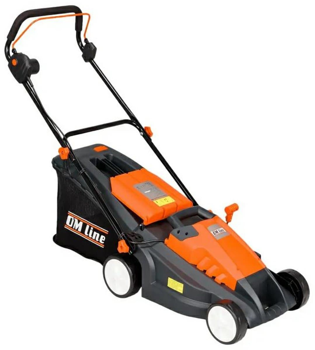 Oleo-Mac E1600 Serie - Elektrische Grasmaaier - 1600W Inductiemotor - 38cm - 50L Grasopvang — afbeelding 1