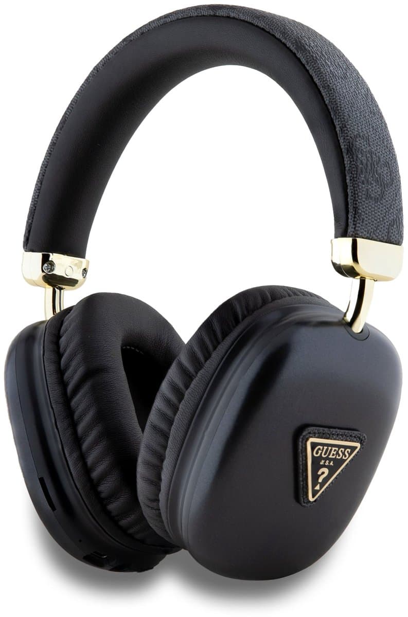 Guess 4G Triangle Bluetooth Stereo Over-Ear Koptelefoon - Zwart — afbeelding 1