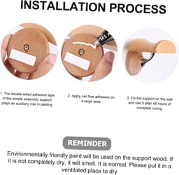 Koptelefoonstandaard Hout - Headset Houder - Aan Muur - Massief Hout Aluminium - 10 x 8 x 6.3 cm - Houtkleur — thumbnail 3