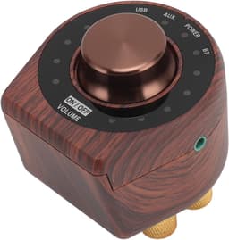 Kleine Versterker - Hifi Stereo - Muziek Streamen - Compact Hout Design - 2.0CH - Houtkleurig — thumbnail 3