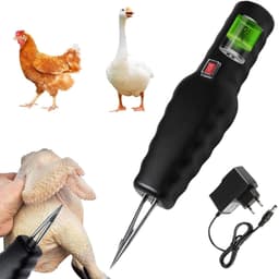 Elektrische roeimachine voor gevogelteveren, draagbaar gereedschap voor het spiesen van kippenveren, draagbare kippenveer, draagbare kippenveer, elektrische hakmachine voor gevogelte — thumbnail 1
