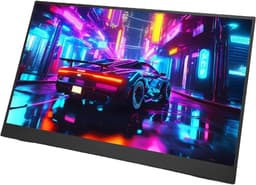 Draagbare Monitor - Externe Display Secundair Scherm - Productiviteit Verhogend - Full HD Anti-reflectie - 156 Inch - Zwart — thumbnail 1