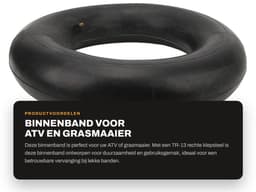 Dailygoods- Binnenband 500-12 inch - TR-13 Klepsteel - Stevige Binnenband - Lekbestendig - Geschikt voor Grasmaaiers/ATV's - Hoogwaardig Rubbermateriaal — thumbnail 1