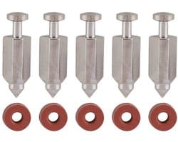 Dailygoods- Carburateur Reparatieset 5 Stks - Vervangingsnaald - Rubber Pakking - Voor Briggs Stratton - 398188 - Eenvoudig te installeren