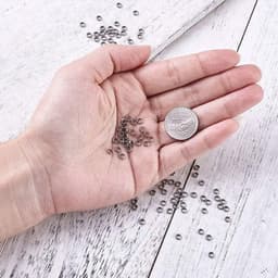 100 stuks roestvrijstalen ringafstandskralen van 4 x 15 mm met 2 mm gat, metalen stopkralen voor sieraden maken, duurzaam en stevig materiaal — thumbnail 3