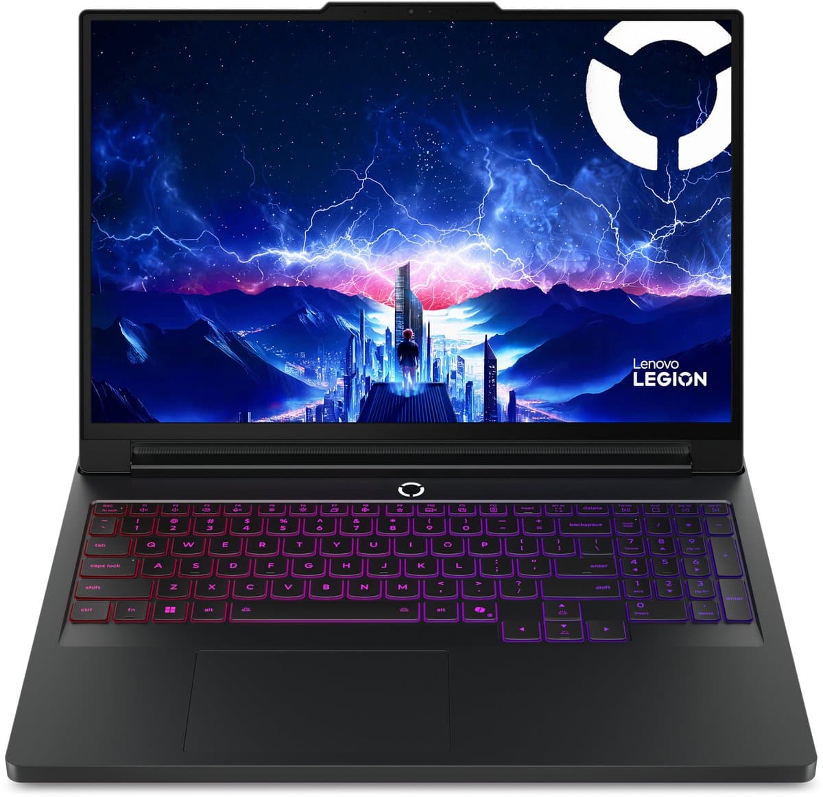 Lenovo Legion Pro 7 16IAX10H Intel Core Ultra 9 275HX Laptop 40,6 cm (16") WQXGA 64 GB DDR5-SDRAM 1 TB SSD NVIDIA GeForce RTX 5080 Wi-Fi 7 (802.11be) Windows 11 Home Engels Zwart — afbeelding 1