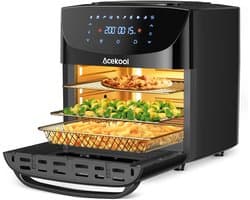 Trexxo Friteuse - Oven - Oven 8 in 1 - Mini Oven - Heteluchtfriteuse 1800W - Vaatwasserbestendige Accessoires - Luchtcirculatie