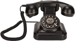 Vt products - Vintage Vaste Telefoon - Klassieke Stijl - Retro Design - Ouderwetse Telefoon met Draaischijf - Perfect voor Thuiskantoor en Cafe — thumbnail 1