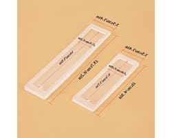 DIY Silicone Boekenleggers Set - 3 Delige Mold voor Epoxy Hars, Creatieve Boekenleggers en Sieraden Maken