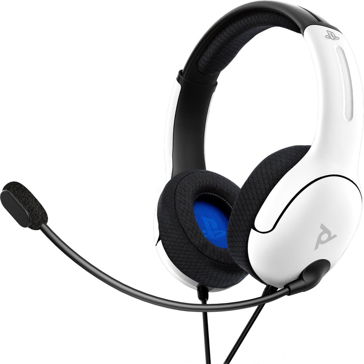 PDP Gaming LVL40 Wired Stereo Headset - White (PS5/PS4) — afbeelding 1