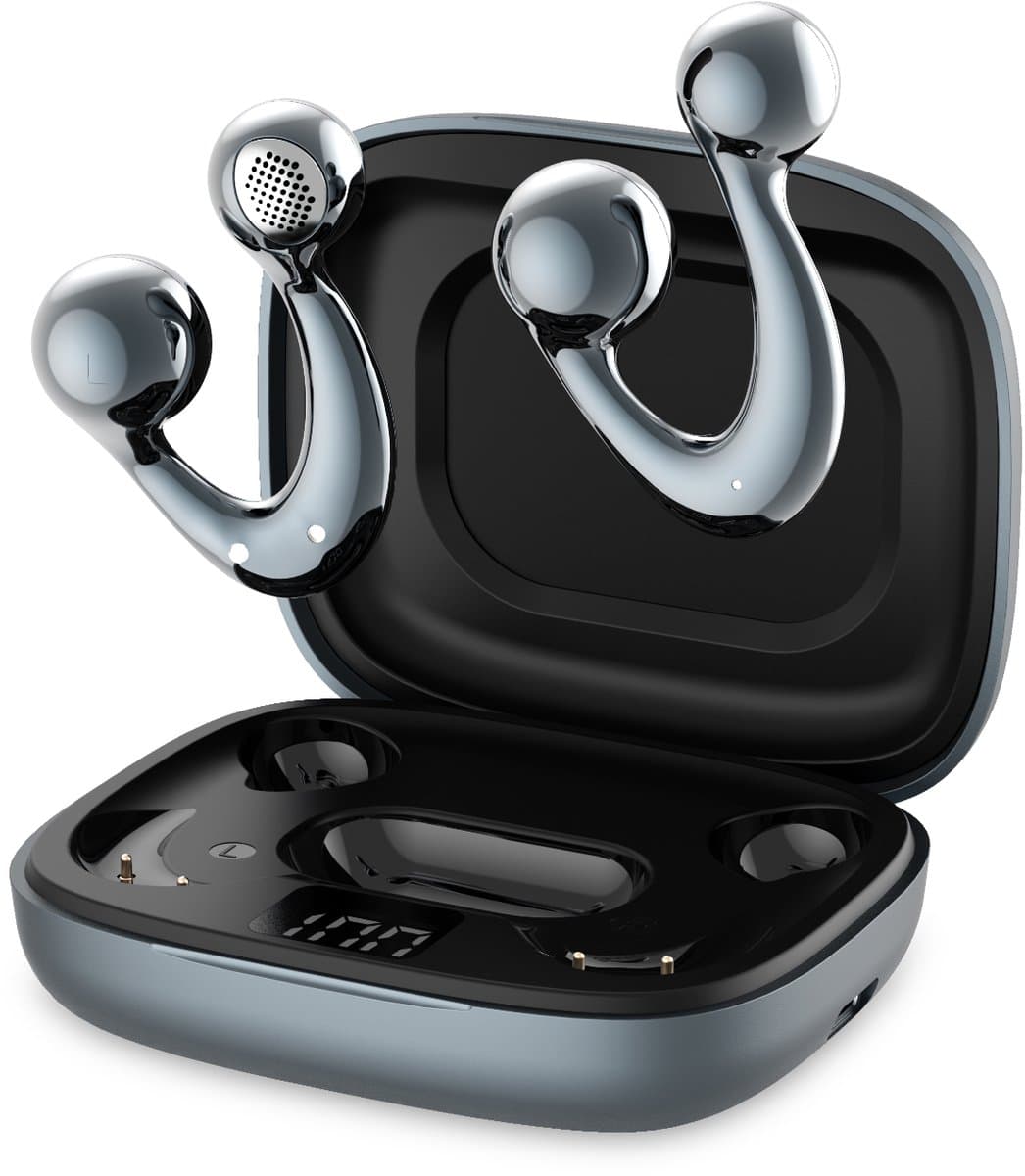 Hileo hi83 - Draadloze Oordopjes met Oplaadcase – Zwart - Earbuds - Bluetooth V6.0 – Draadloze oortjes – Geschikt voor IOS/Android - HD audio — afbeelding 1