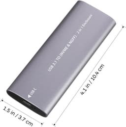 Externe Harde Schijf - Draagbare Opslag - Kantoor Thuis - Dual Protocol NVMe - 11.5 x 3.7 x 1.2 cm — thumbnail 7