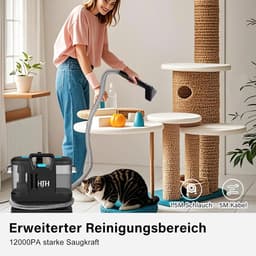 Krachtige Tapijtreiniger en Meubelreiniger met Dierenhaarborstel — thumbnail 3