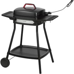 Klarstein Gatsby elektrische barbecuestandaard tafelgrill, vermogen: 2000 W, EasyGrill Concept, grilloppervlak: 40 x 36 cm / gegoten aluminium / antiaanbaklaag / grillmuts, twee zijtafels, zwart - BBQ - 47 cm - RVS - RVS — thumbnail 2