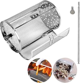 Draaimand voor Barbecue en Airfryer - RVS Rooster — thumbnail 5