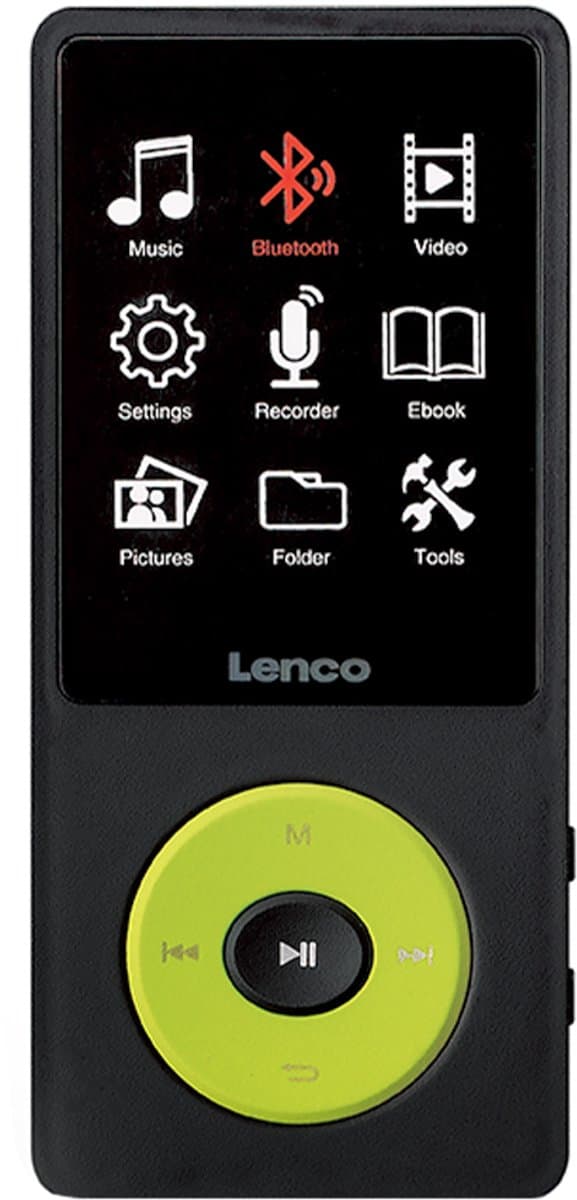 Lenco Xemio-860GN - MP3/MP4 speler met Bluetooth en 8GB intern geheugen - Groen — afbeelding 1