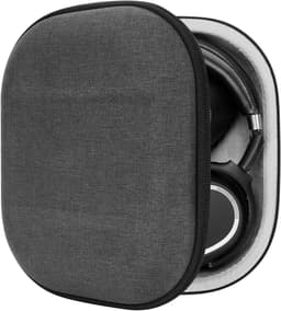 Hoofdtelefoonhoes - Draagbare Case - Veilige Opslag - Harde Buitenschaal - 18.5 x 15.5 x 6.5 cm - Grijs — thumbnail 1