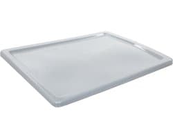 Opslag Deksel - Opbergbak Deksel - Veelzijdige Opslag - Volledig Kunststof - 5663 Liter - Grijs