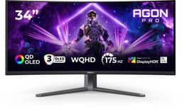 AOC AGON PRO AG346UCD - Ultrawide Curved OLED Gaming Monitor - HDR400 - 175hz - 34 inch — thumbnail 8