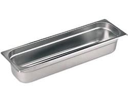 Voedselcontainer Zonder Handvat - Opslagbak - Professionele Keuken - Roestvrij Staal - 53x17x4 cm