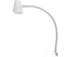 LED Bedlampje - Nachtlampje Leeslamp - Lezen Werken - 360° Draaibaar Flexibel - 50 x 7 x 8 cm - Wit
